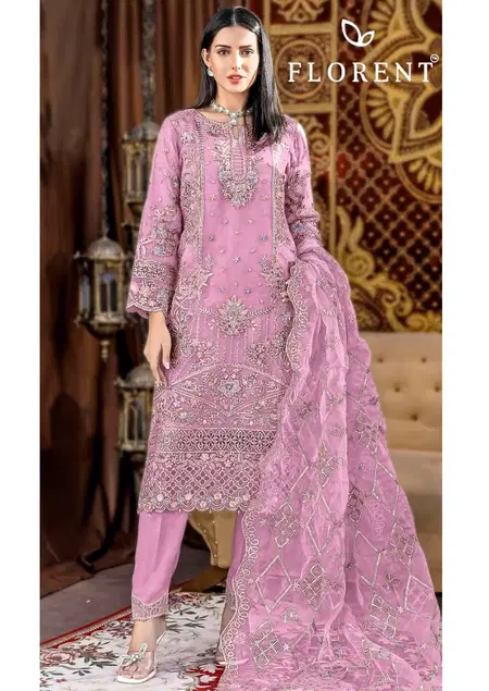 Florent Maria 1058 A To D Chiffon Embroidery Online Pakistani Suits Wholesale
